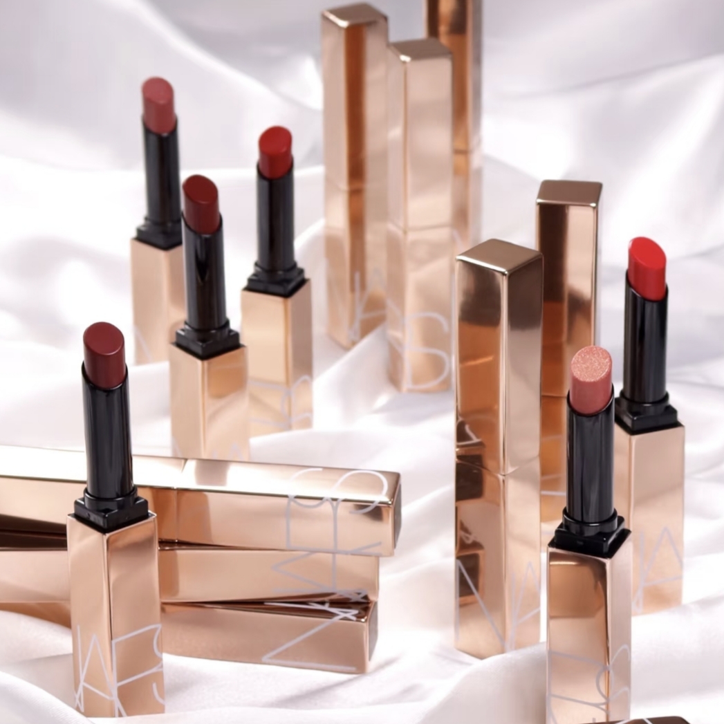 NARS/纳斯小粉金唇膏细金管口红透茶玫瑰 321 阿拉贡 277 888 223