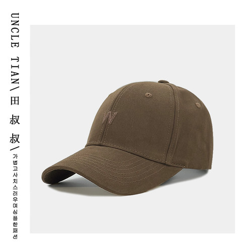 w字母硬顶棒球帽四季款鸭舌帽