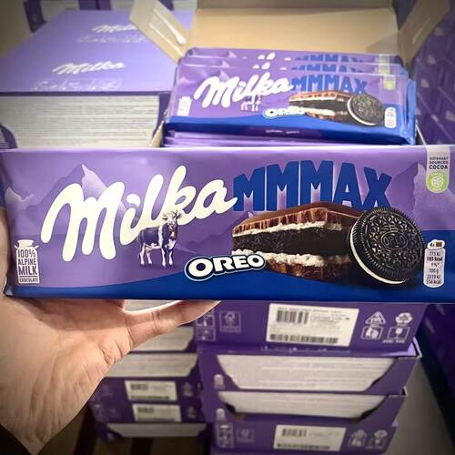 进口milka妙卡奥利奥大块巧克力