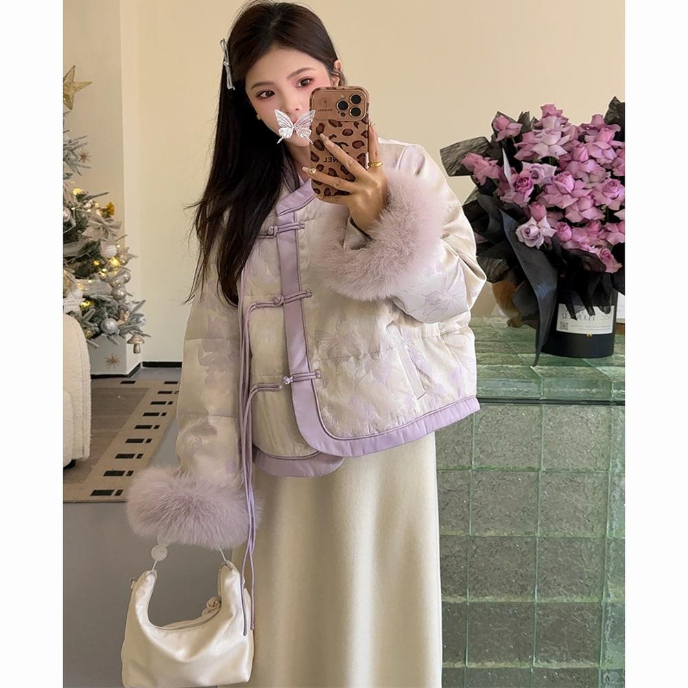 羽绒服90白鸭绒NNLIMITED新中式