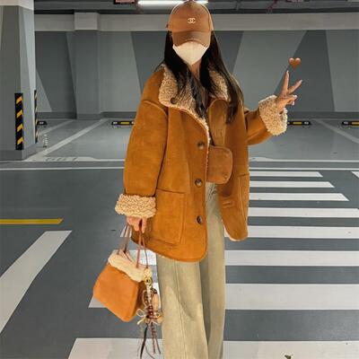 短款仿羊毛仿皮草NNLIMITED韩版