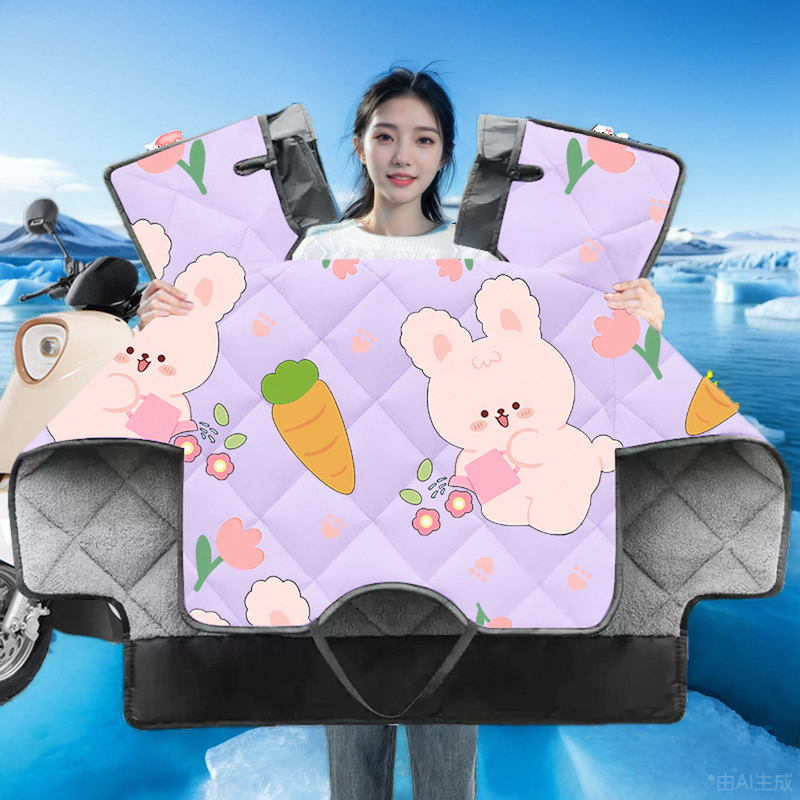 专用爱玛摩登Q30电动三轮挡风被