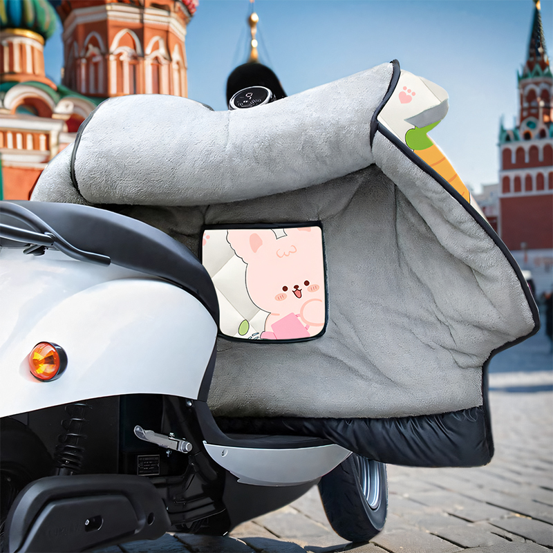 飞鸽电动车挡风被冬季四季通用冬天款加绒加厚电瓶自行车防风罩