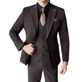 2024春季西装套装修身休闲商务大码工西服男士礼服SJT9992-P285，男装西服套装，电商A311