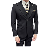2025春季西装套装修身休闲商务大码工西服男士礼服SJT6889-P245，男装西服套装，电商A311