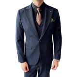 2025春季西装套装修身休闲商务大码工西服男士礼服SJT6888-P245，男装西服，电商A311