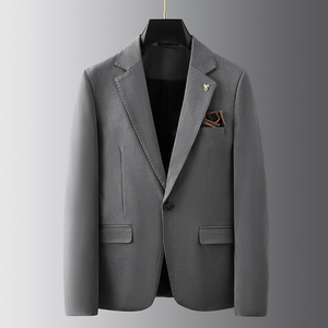 2025秋季新西装便西修身休闲商务大码工西服男士礼服DX9931-P155,火影忍者ol佐助西装搭配水主图片