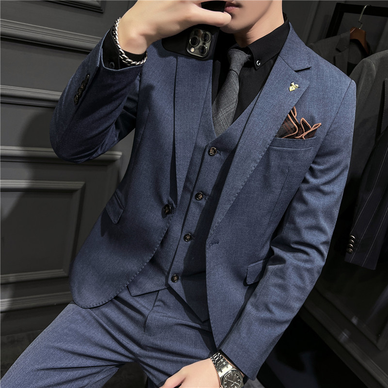 2025春季新西装套装修身休闲商务大码工西服男士礼服SJT9931-P285,男装西服套装,电商A311