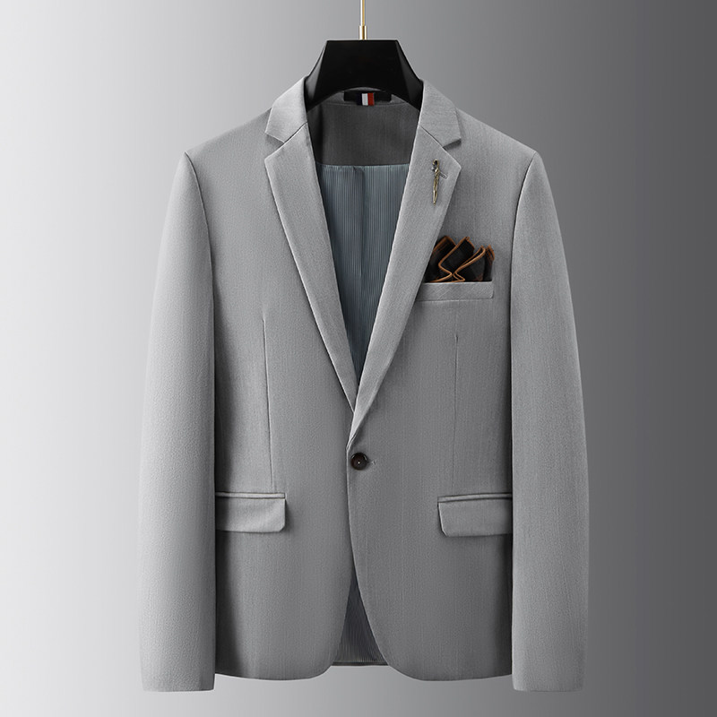 2025秋季新西装便西修身休闲商务大码工西服男士礼服DX9823-P140,男装西服套装,电商A311