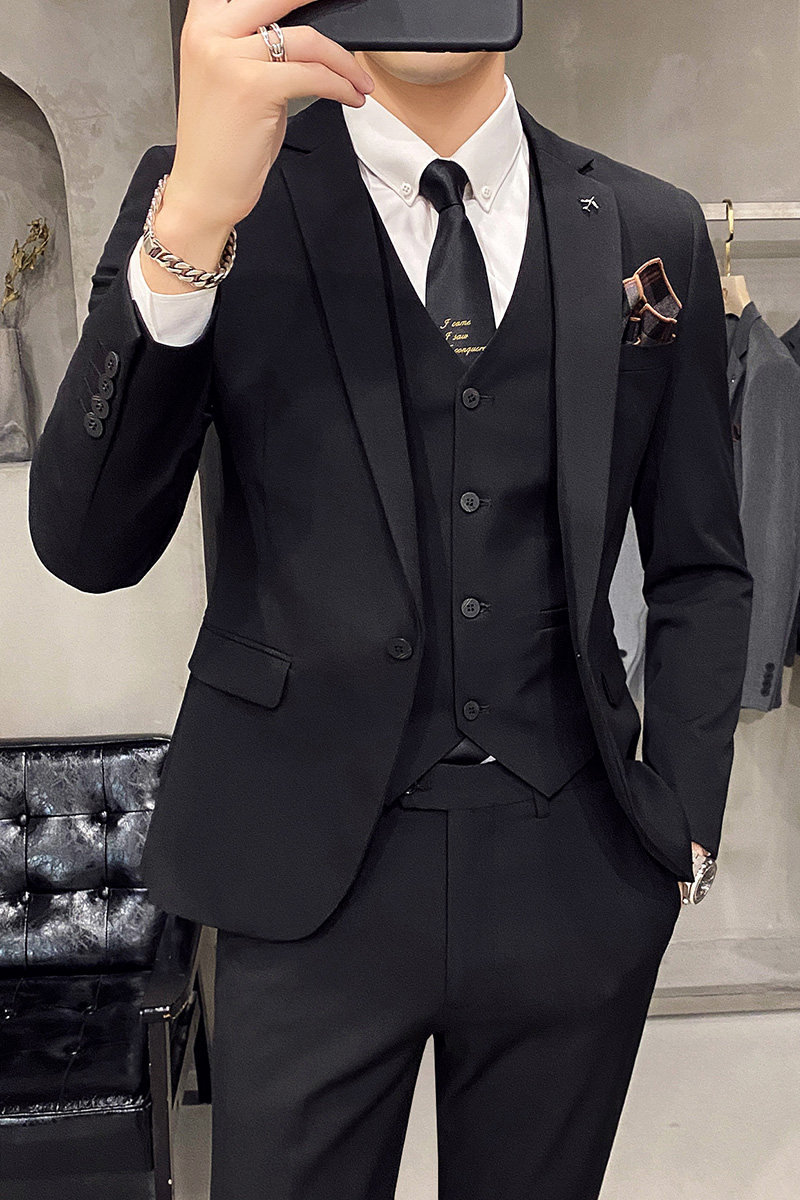 西服套装男士西装伴郎新郎礼服韩版修身SJT9888-P265主推可议价,男装西服套装,电商A311