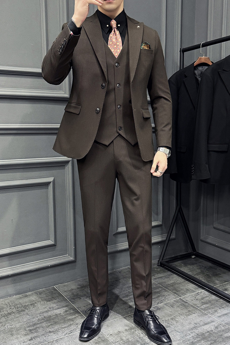 2024春季西装套装修身休闲商务大码工西服男士礼服SJT9992-P285,男装西服套装,电商A311