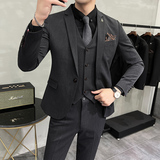 2025秋冬新西装套装修身休闲商务大码工西服男士礼服SJT9852-P265，男装西服套装，电商A311
