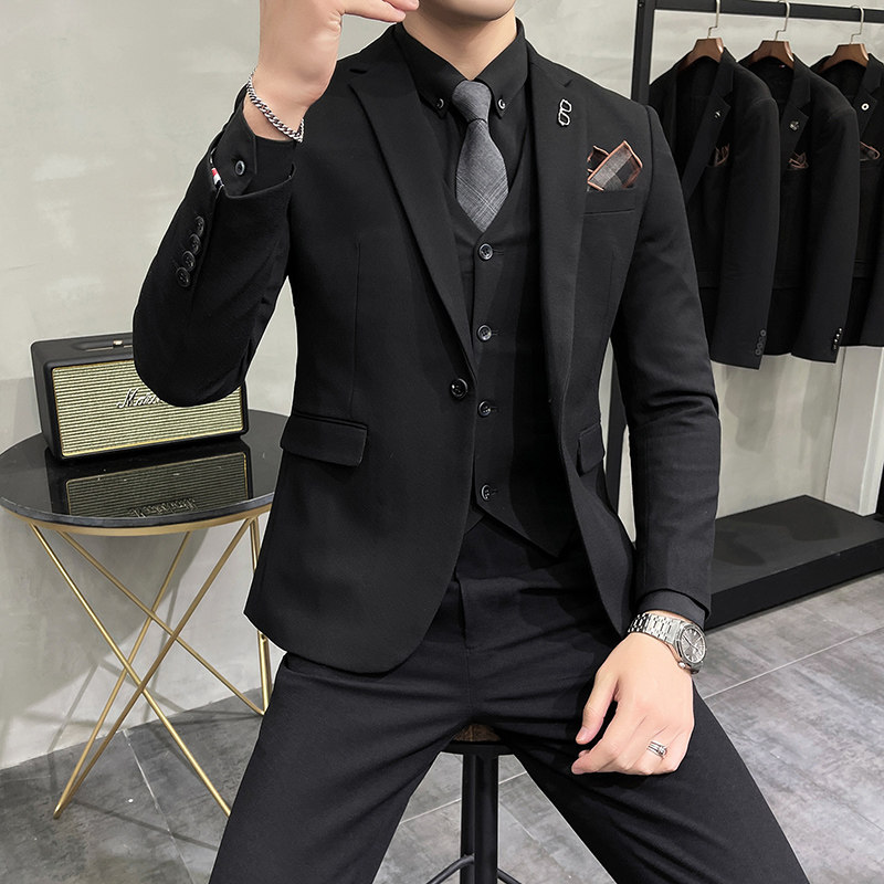 2025秋冬新西装套装修身休闲商务大码工西服男士礼服SJT9821-P265,男装西服套装,电商A311