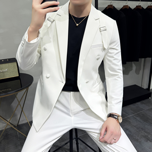 24秋西服套装男士三件套韩版修身小西装新郎结婚礼服LJT9996-P230图片