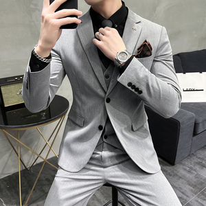 2024西装男套装商务正装韩版西装男士西服A311-SJT9889-P265图片