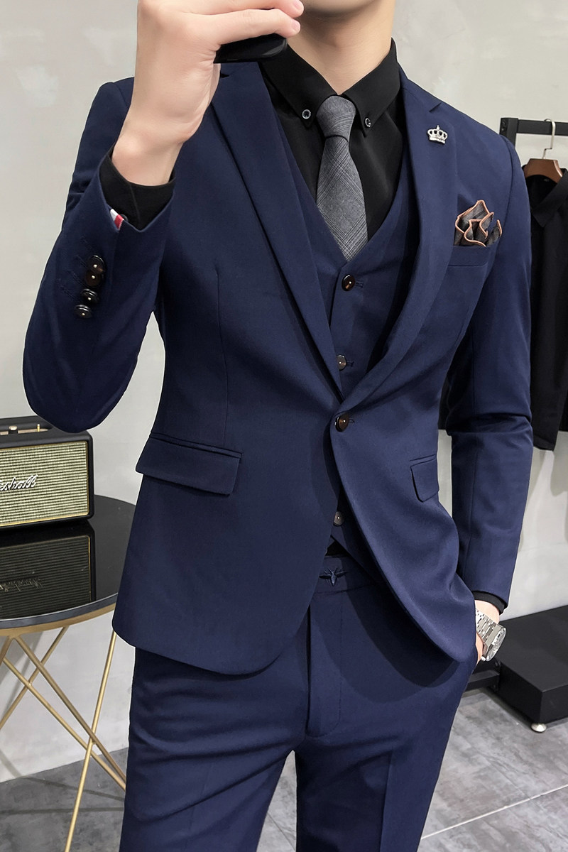 2025秋冬新西装套装修身休闲商务大码工西服男士礼服SJT9825-P265,男装西服套装,电商A311