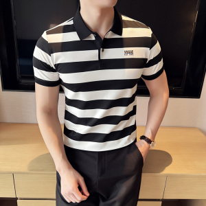 2025夏季新款polo衫商务休闲体恤时尚潮流上衣男A311-PL2530-P70图片