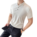 2025夏季新款polo衫商务休闲体恤时尚潮流上衣男A311-PLC05-P53，男装T恤，电商A311