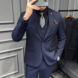 2025秋季新西装套装修身休闲商务大码工西服男士礼服SJT9961-P285，男装西服套装，电商A311