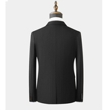 2025秋冬季西装套装修身休闲商务大码工西服男士礼服SJT9961-P285，男装西服套装，电商A311