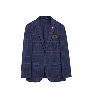 2025秋季新西装套装修身休闲商务大码工西服男士礼服SJT9988-P285图片