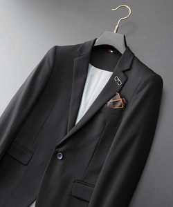 2025秋季新西装便西修身休闲商务大码工西服男士礼服LJT9821-P210图片