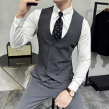2025秋季新款男士马甲套工作服职业装少爷马夹A311-MJT9995-P130，男装背心/马甲，电商A311