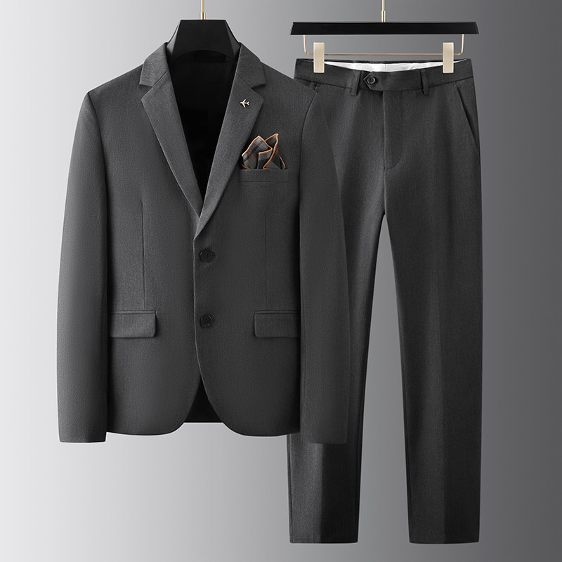 2025秋季新西装便西修身休闲商务大码工西服男士礼服LJT9889-P210,男装西服套装,电商A311