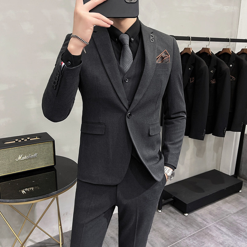 2025秋冬新西装套装修身休闲商务大码工西服男士礼服SJT9821-P265,男装西服套装,电商A311