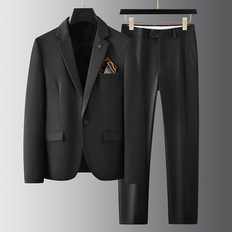 2025秋季新西装便西修身休闲商务大码工西服男士礼服LJT9888-P210,男装西服套装,电商A311
