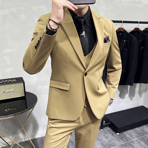 灰墙景 五色主推款西服套装商务大码工西服男士SJT9981-P285图片