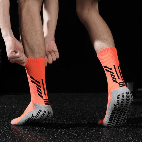 买2双送1双专业中筒防滑足球袜