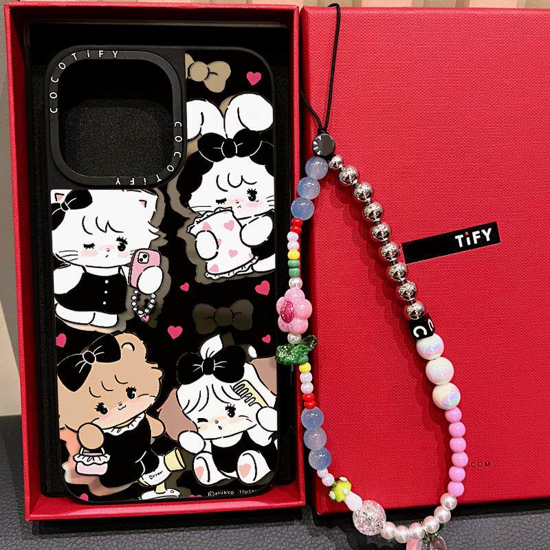 C家磁吸MagSafe甜酷少女mikko猫咪适用苹果16promax手机壳iphone15pro/17日韩14plus卡通13可爱新款12趣味软