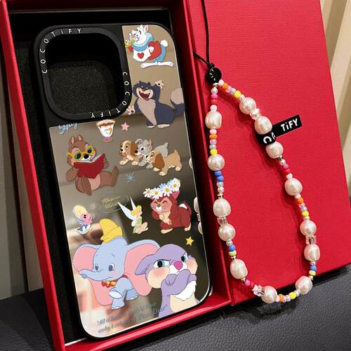 C家玛丽猫路西法猫集合适用iphone16promax壳15pro苹果14卡通可爱13磁吸MagSafe镜面12情侣17PROMAX手机壳女