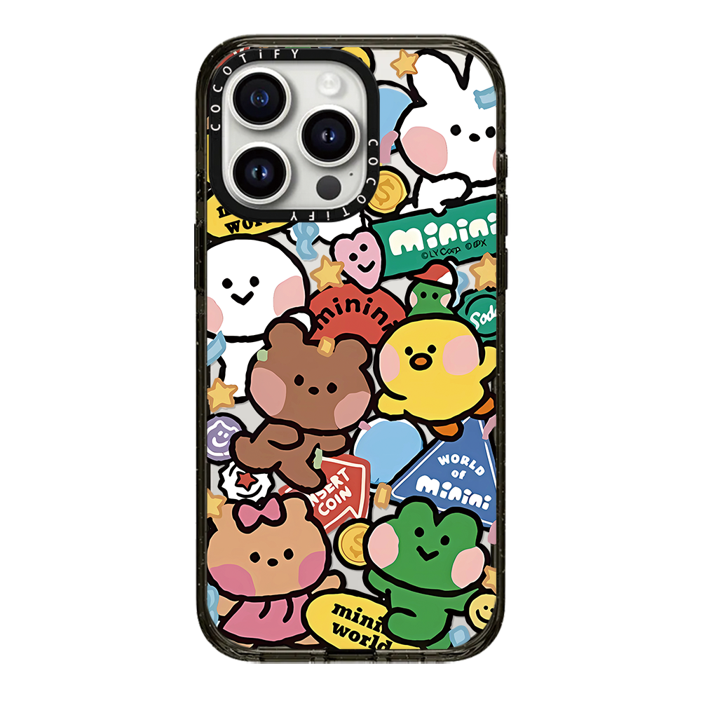 C家软萌minini迷你游园会适用iphone15手机壳14promax苹果13pro透明硅胶17PRO软套16新款MagSafe磁吸可爱卡通