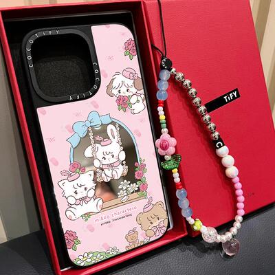 C家可爱mikko萌趣猫咪适用iphone16promax手机壳15pro苹果14plus磁吸17MagSafe春夏新13日韩ins女17PROMAX