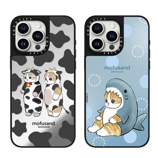 C家mofusand可爱搞怪猫咪奶牛猫福珊迪适用iphone17pro/16手机壳15promax苹果14pro镜面磁吸13卡通12保护套