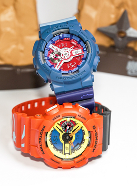 卡西欧火影忍者联名限量运动手表男女潮GA-110NAR21-4 110SAS21-2