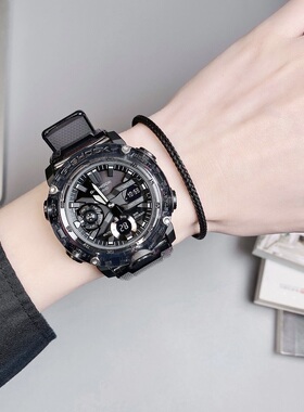 卡西欧g-shock新款冰韧透明运动电子手表男女潮GA-2000SKE-8A 110