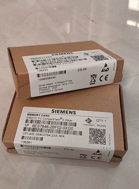 西门子6ES7648-2BF02-0XG0全新未开封，4G卡，系统卡。