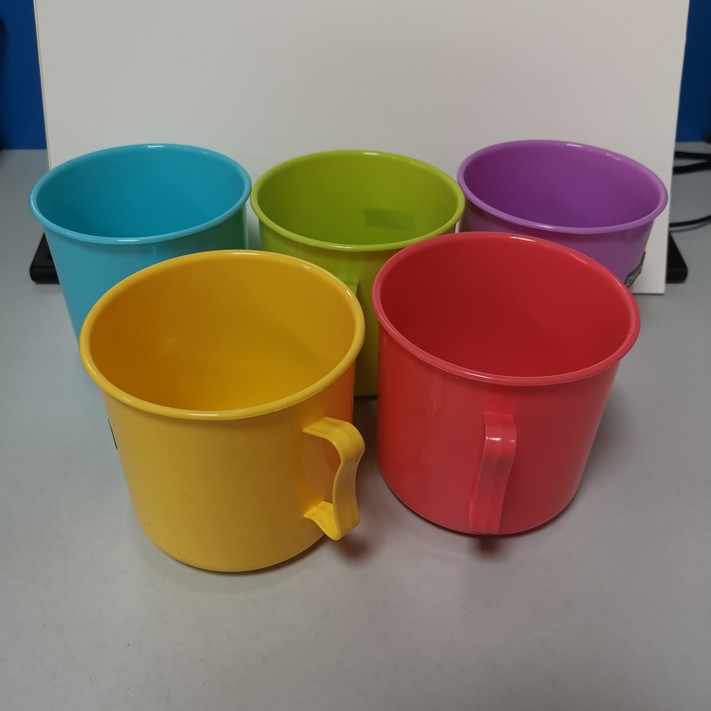 树脂硅胶打料杯 颜料调料杯口杯塑料水杯 漱口杯调色杯子刷牙杯