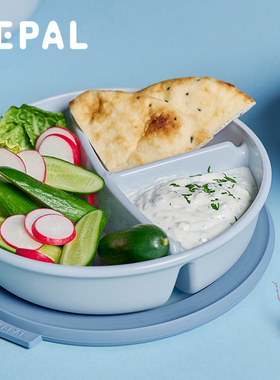 荷兰mepal分格便当盒可微波炉加热沙拉碗轻食盒便携圆形分层餐盒