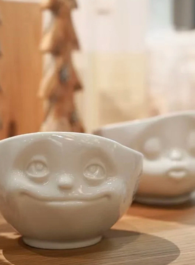 德国Tassen表情餐具碗咖啡杯子礼物摆件饰品创意可爱潮流送礼摆件