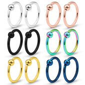 穿刺饰品欧美防过敏卡球环耳环乳环阴环多用环pa环情侣不锈钢防过