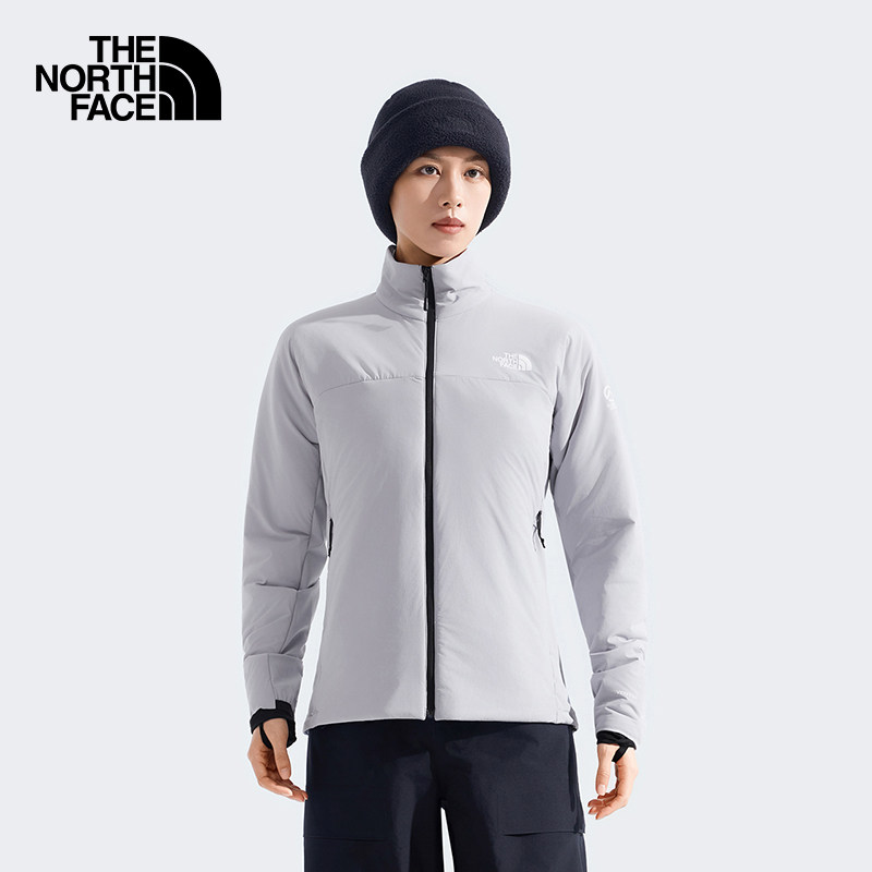 北面巅峰女秋冬保暖防泼水棉服