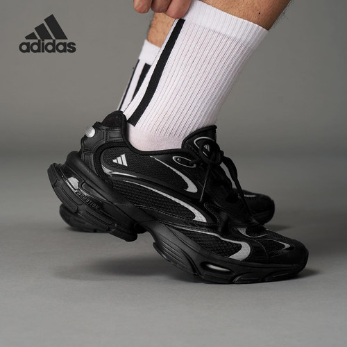 阿迪达斯男女耐磨复古低帮运动鞋