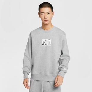 NIKE耐克男子运动休闲保暖透气印花套头衫 卫衣HV1245 新款 25冬季