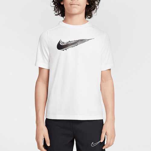 Nike耐克男女童针织休闲运动T恤