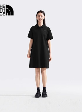 TheNorthFace北面短袖女士新款户外休闲舒适透气POLO衫连衣裙8BWU