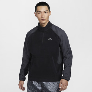 NIKE耐克外套男子拉链摇粒绒中层保暖上衣冬季透气运动夹克FV9964